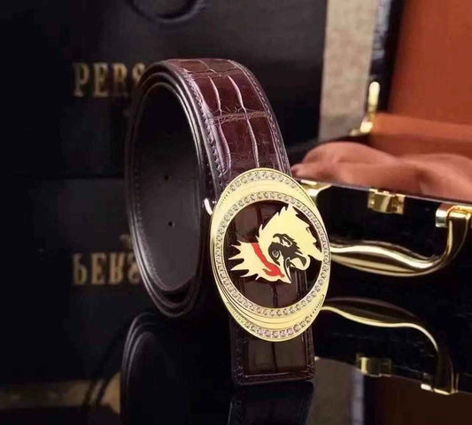 Cạp da vân cá sấu cho nam