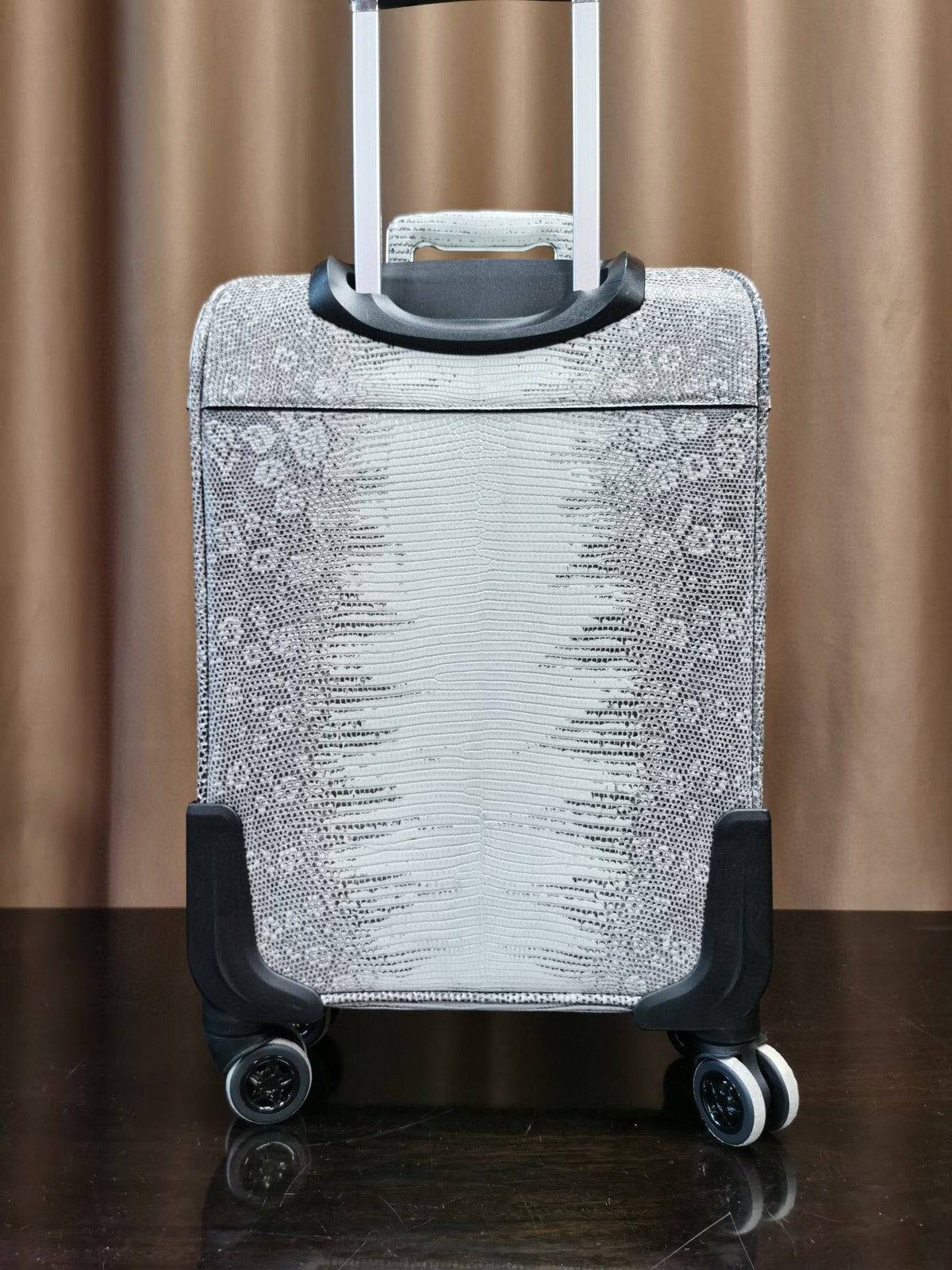 alt
Vali kéo/vali xách tay da Lizard, túi du lịch/cuối tuần, vali 18 inch, bánh xe đa năng